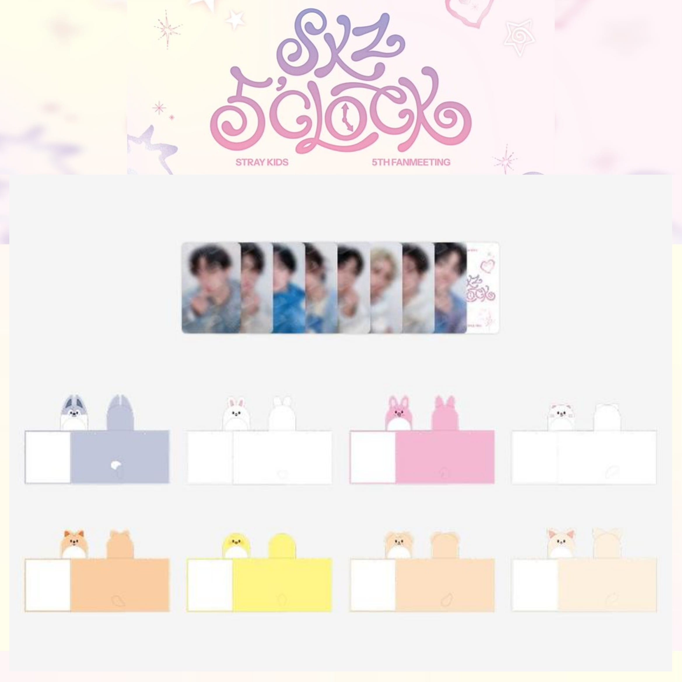 【 国内よりすぐ発送 】 【 公式 】 メンバー選択 Stray Kids 5TH FANMEETING SKZ 5CLOCK 公式MD 4 ファンミ 10,765円