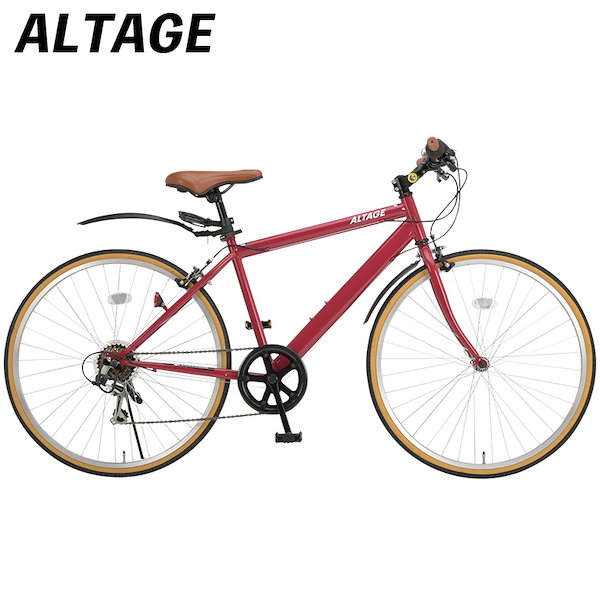 Qoo10] ALTAGE 自転車 クロスバイク 26インチ シマノ