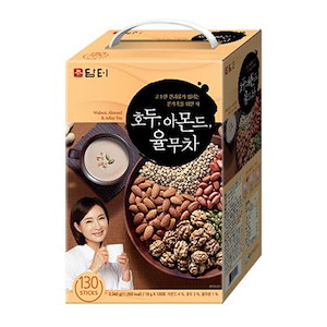 クルミアーモンドハトムギ茶 ユルム茶 18g x 130包入 韓国茶 健康飲料 朝食 伝統茶