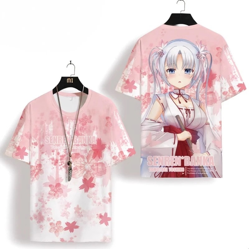 qianlianwanhua Congyu半袖tシャツオーバーサイズユースバイナリ痛服半袖