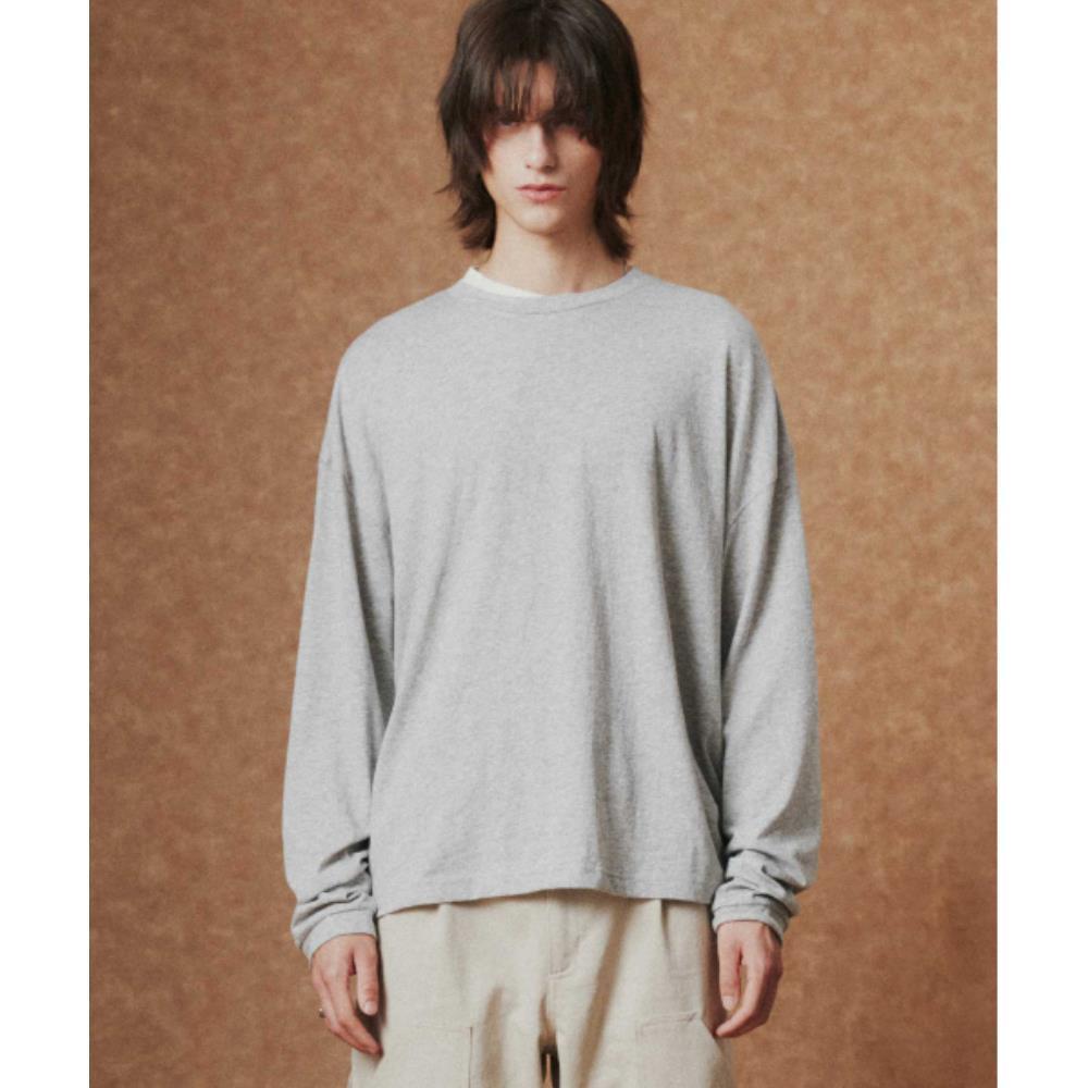 WMC Double neck long sleeve GREY O-MOBAL4Z91004