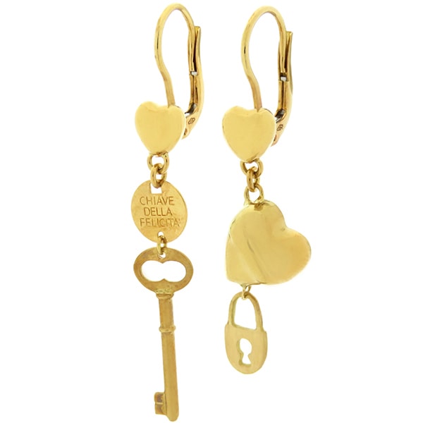 ドルチェ＆ガッバーナ DOLCE&GABBANA ピアス GOOD LUCK ハート