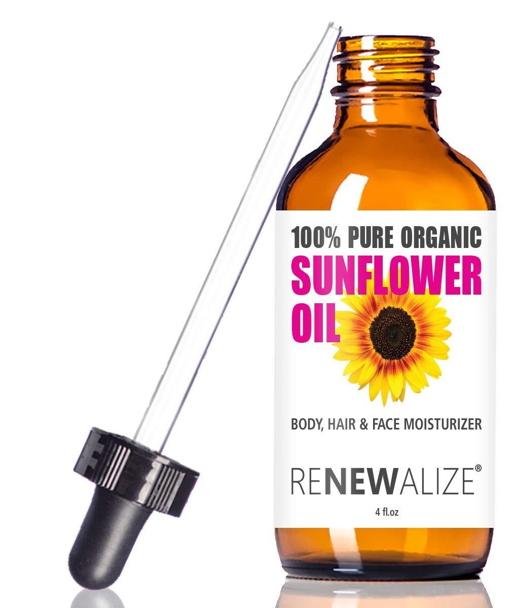 ORGANIC SUNFLOWER SEED OIL FACE MOISTURIZER - 4oz