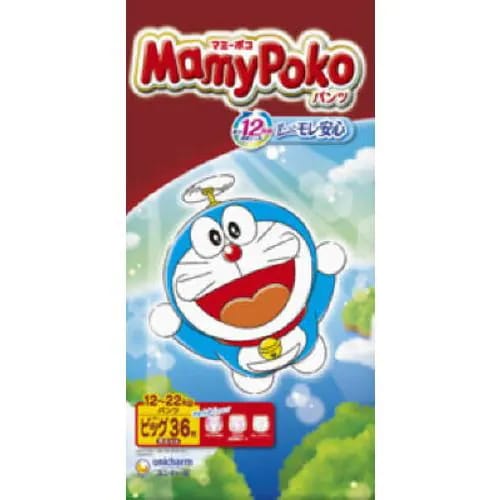 ユニ・チャーム マミーポコパンツ ドラえもん ビッグサイズ 36枚