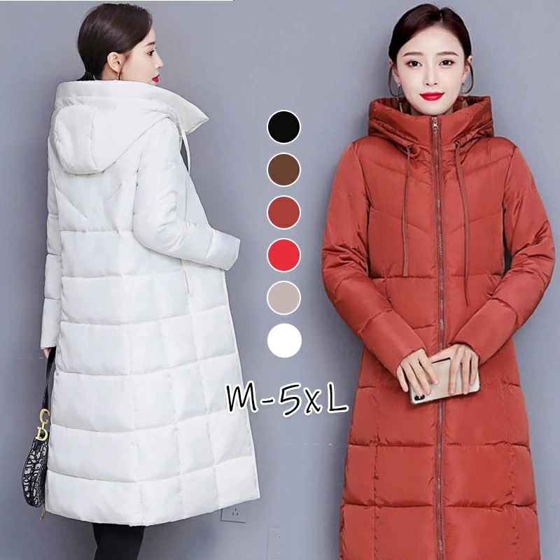 ダウンコート ロング コート レディース 冬 ダウンジャケット フード付き ロングコート 女性用 冬 中綿コート アウター 前開き 暖かい 通勤 カジュアル 大きいサイズ きれいめ おしゃれ 20代
