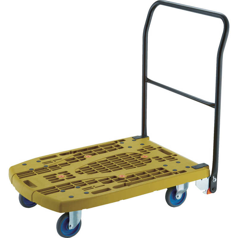 トラスコ中山　TRUSCO カルティオビッグフラット 回転 900X600 4輪自在 オリーブ　MPK-906F2J-OG 21,386円