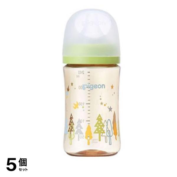 ピジョン 母乳実感 哺乳びん(プラスチック製) Tree 240mL 5個セット