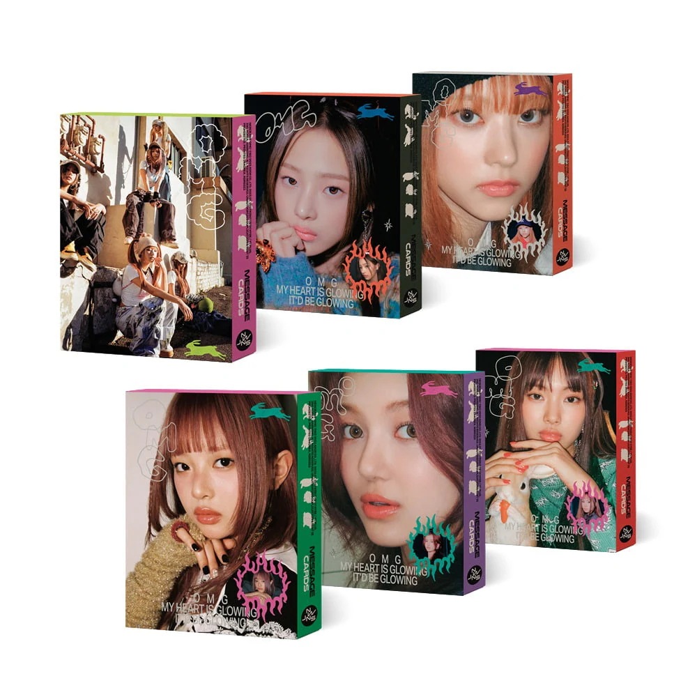 [6種セット] NewJeans 1st Single ’OMG’ Message Card Ver. チャート反映 11,704円