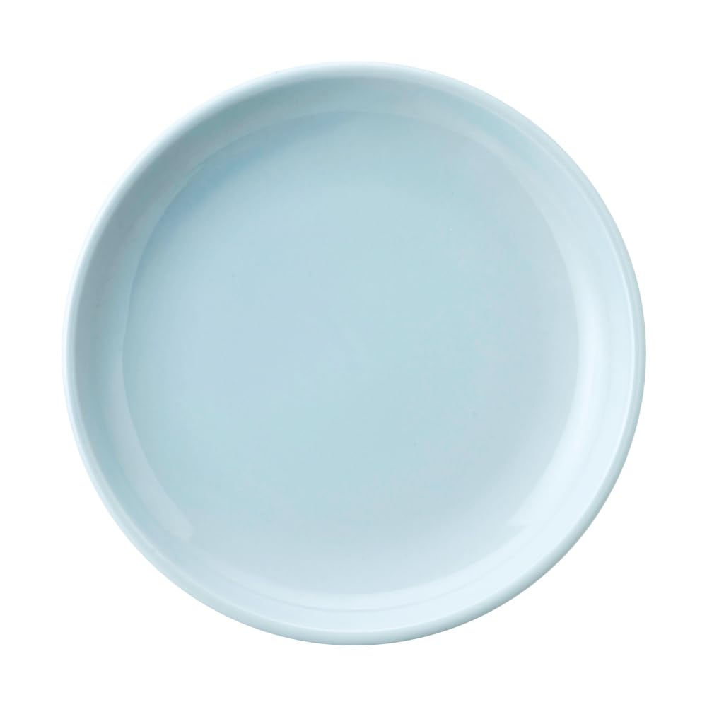 【公式】YAMATSU STANDARD [天青 28cmディナー皿・3枚セット] メイン皿 大皿 丸皿 プレート 食洗機 電子レンジ 陶磁器 業務用OK 軽い ライトブルー(青白磁) YS-38-L