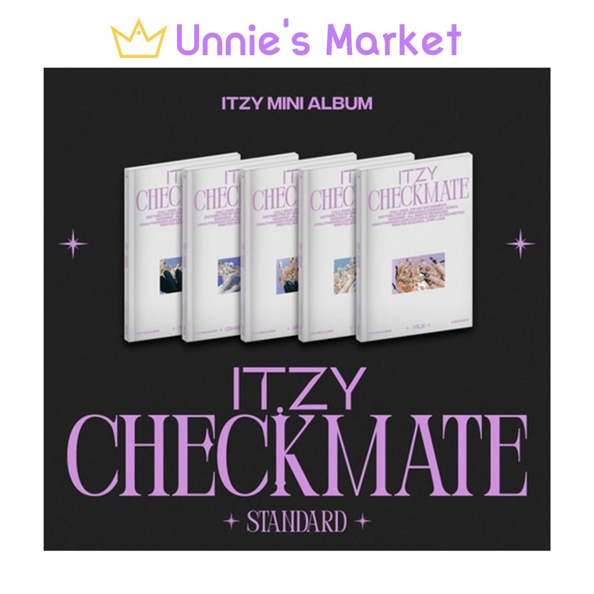 [SET] ITZY [CHECKMATE] Standard Edition Album + Free Photocard 1EA(fan-made)