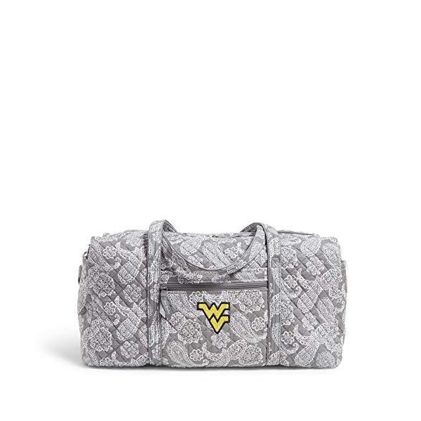 Vera Bradley Collegiate Large Travel Duffle Bag (Multiple Teams Available)， West Virginia University