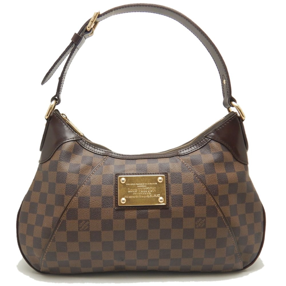 ダミエ テムズGM N48181 ショルダーバッグ エベヌ/252423【中古】