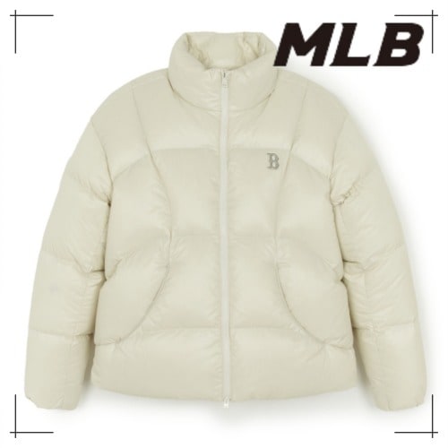 MLB公式 ダウン Curved padding BOS (D.Cream)