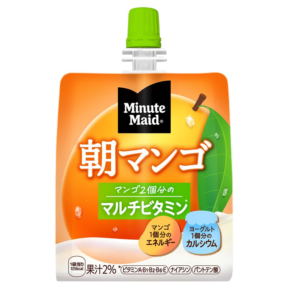 ミニッツ メイド 朝マンゴ ゼリー 180gパウチ×24個