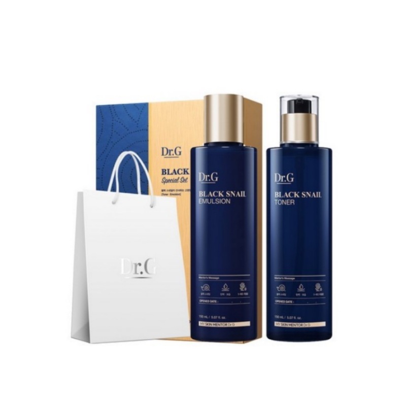 ブラック スネイル トナー 150ml + エマルジョン 150ml スペシャル ギフトセット1セット