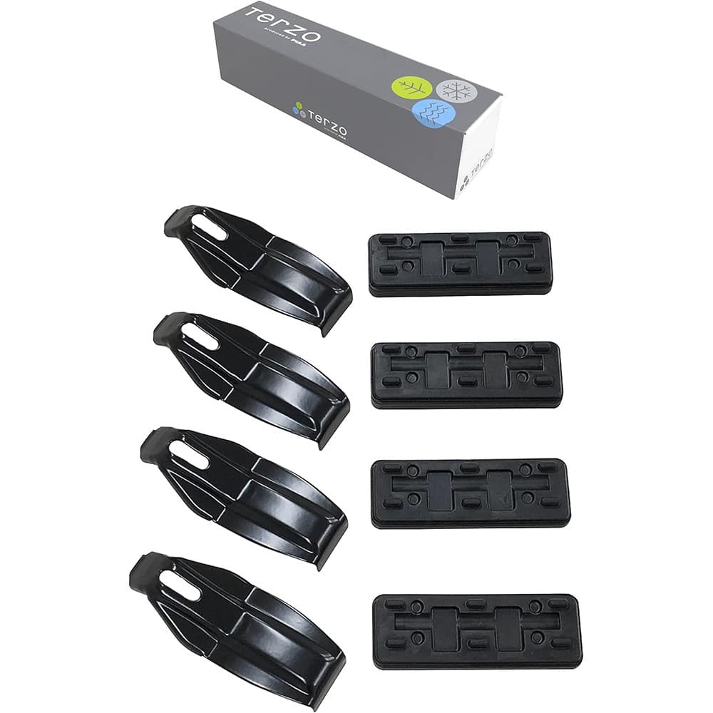 PIAA Terzo(テルッツォ) ルーフキャリア ベースキャリア ホルダー 4個入 ブラック【ホンダ CR-V RW1.2 RT5.6】EH436