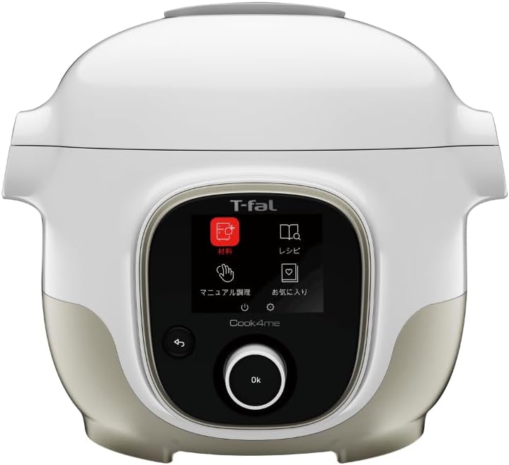 ティファール 電気圧力鍋 圧力調理 自動調理 ほったらかし調理 「クックフォーミー 3L」 ホワイト 内蔵210レシピ CY8701JP
