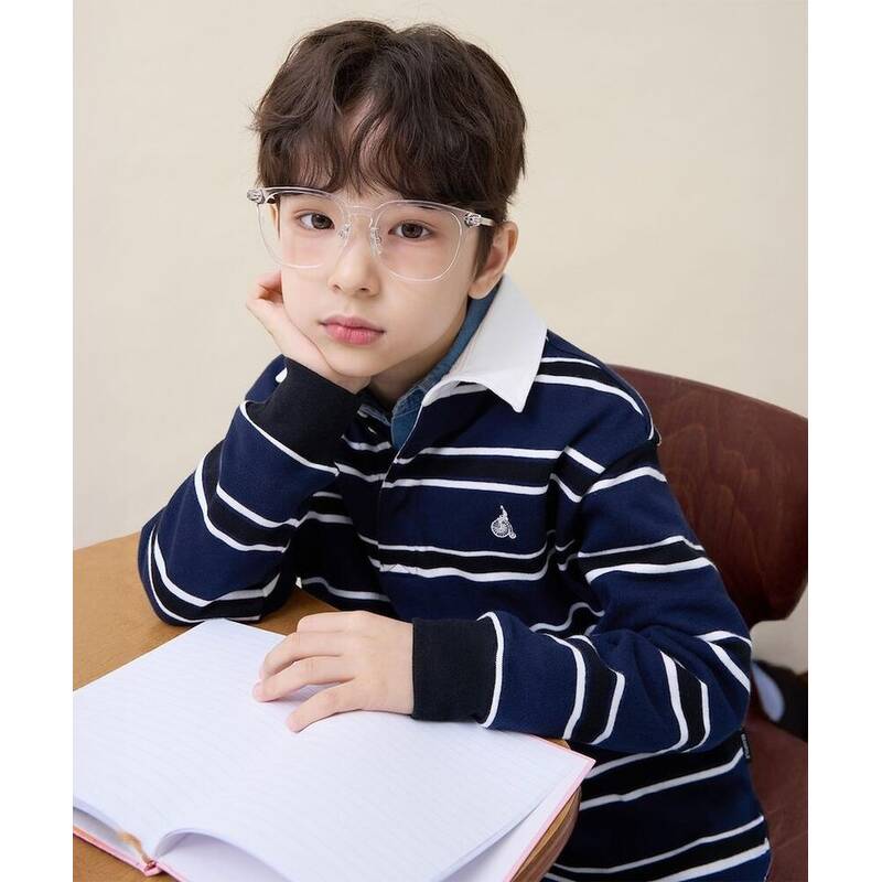 ビーンポールキッズ BEANPOLE KIDS ファミリーストライプ長袖Tシャツ - ネイビー (BI6241U03R) BI6241U03R 377130