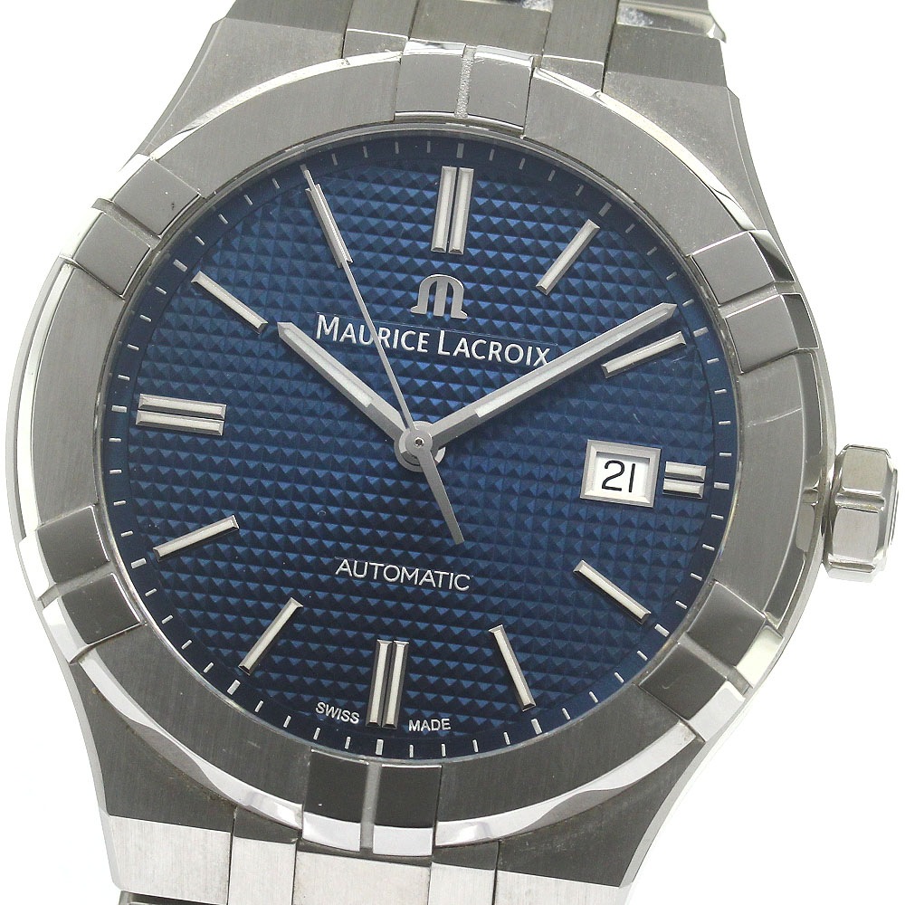 モーリスラクロア MAURICE LACROIX AI6008 アイコン デイト 自動巻き メンズ 良品 _846601【中古】