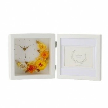 フラワーアレンジ クレセントムーン イエロー F-3378