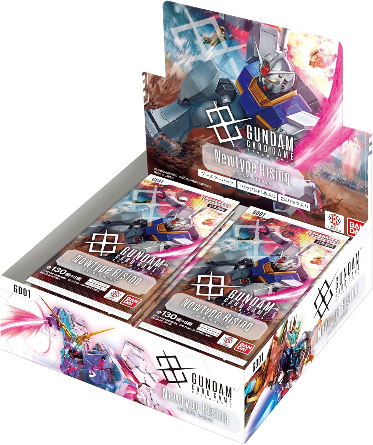 バンダイ(BANDAI) ガンダムカードゲーム ブースターパック Newtype Rising【GD01】 (BOX)24パック入り