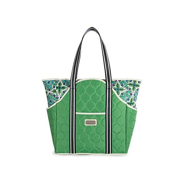 cinda b. Tennis Court Bag， Verde Bonita， One Size 並行輸入品