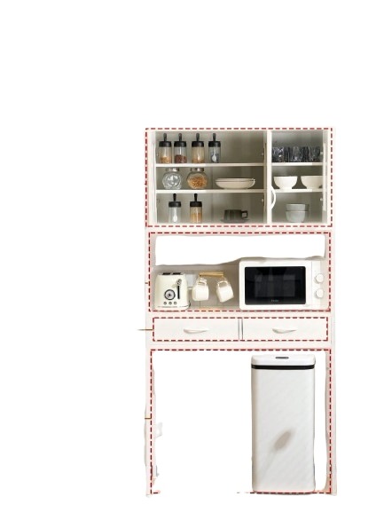 食器棚 キッチンボード レンジボード キッチン 収納 棚 家電収納 キッチン収納 一人暮らし スリム シンプル キッチンボード レンジ台