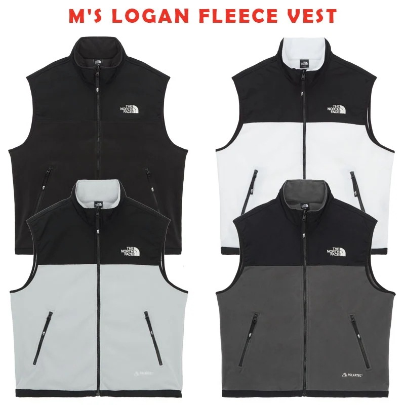 韓国正規品保証 関税負担なし NV4FR02A MS LOGAN FLEECE VEST デイリー 基本 着装 男子 女子 人気 韓国 ファッション 男女共用 アウトドア