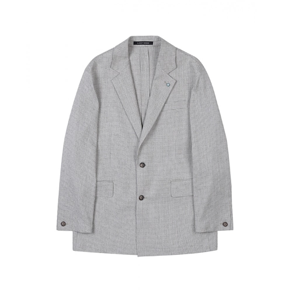 ガーネットホーム GBS14220 ベージュシングルノッチコンフォートフィットジャケット