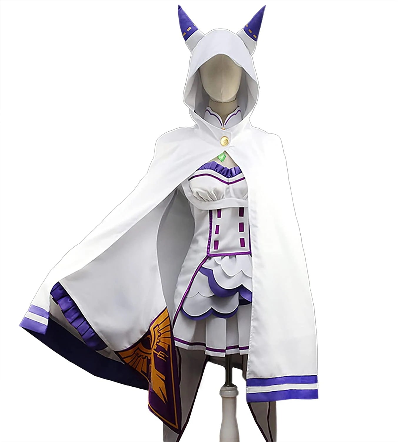 ウィッグ付きRe:ゼロから始める異世界生活 エミリア Emilia風 スプ 衣装和服着物アニメ