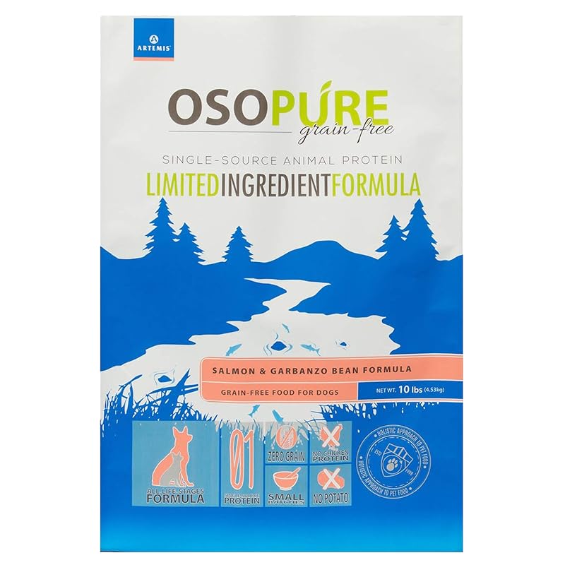 アーテミス (Artemis) オソピュア グレインフリー サーモン＆ガルバンゾー 9.9kg