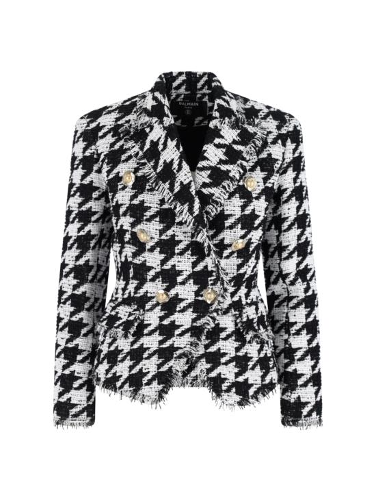 BALMAIN Women Jackets FF1SI504CG17 GAB White