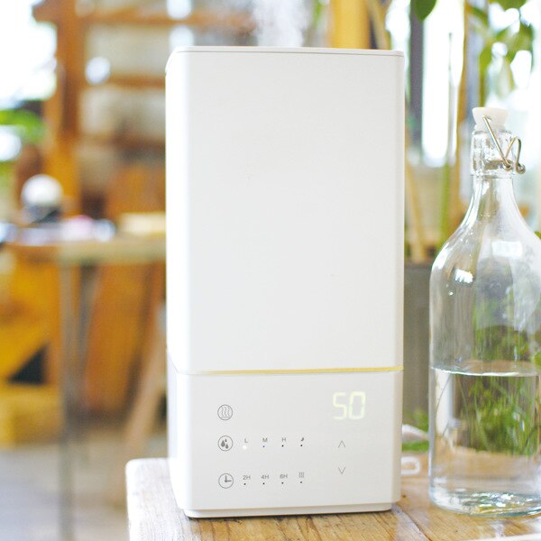 加湿器 4L 上から給水 ハイブリッド式 大容量 アロマ 送料無料 超音波 超音波式加湿器