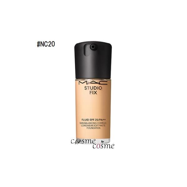 MAC マック スタジオ フィックス フルイッド SPF25 PA++ 30ml #NC20(0773602643578) 5,493円