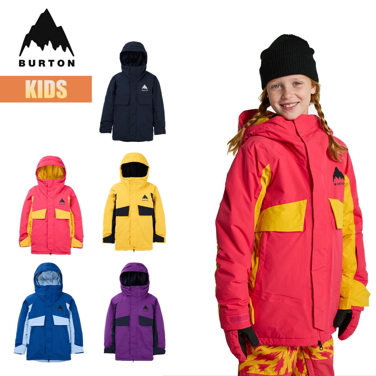 スノーボードウェア キッズ ジャケット 24-25 アスカトニー 2レイヤー W25JP-243121 Kids Ascutney 2-Layer Jacket スノーボードジャケット