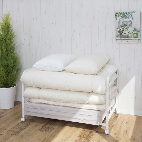 サンハーベスト BS-105 WH ホワイト [布団収納ラック] メーカー直送