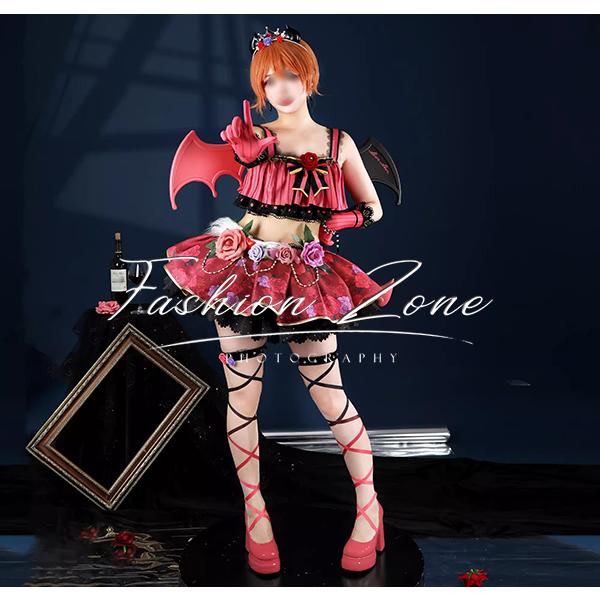 LoveLive ラブライブ 風 星空凛 小悪魔覚醒 コスプレ衣装 ウィッグ 靴 cosplay ハロウィン 演出服 変装