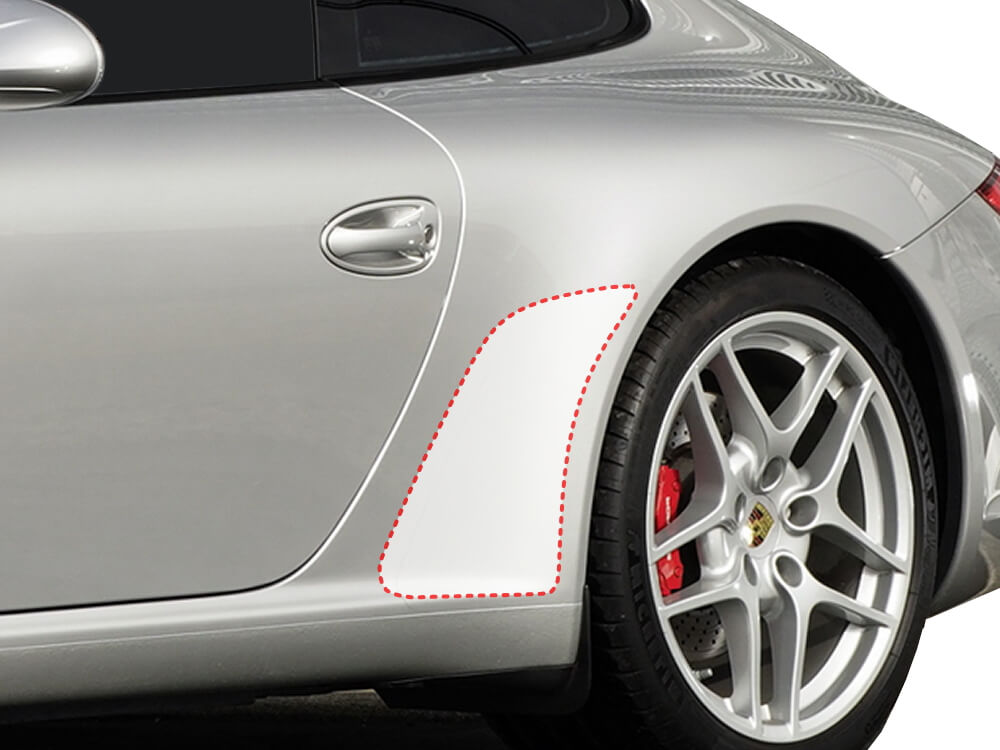 ポルシェ ストーンガード (997) カレラ 911 専用 左右セット 透明プロテクションフィルム PPFフィルム