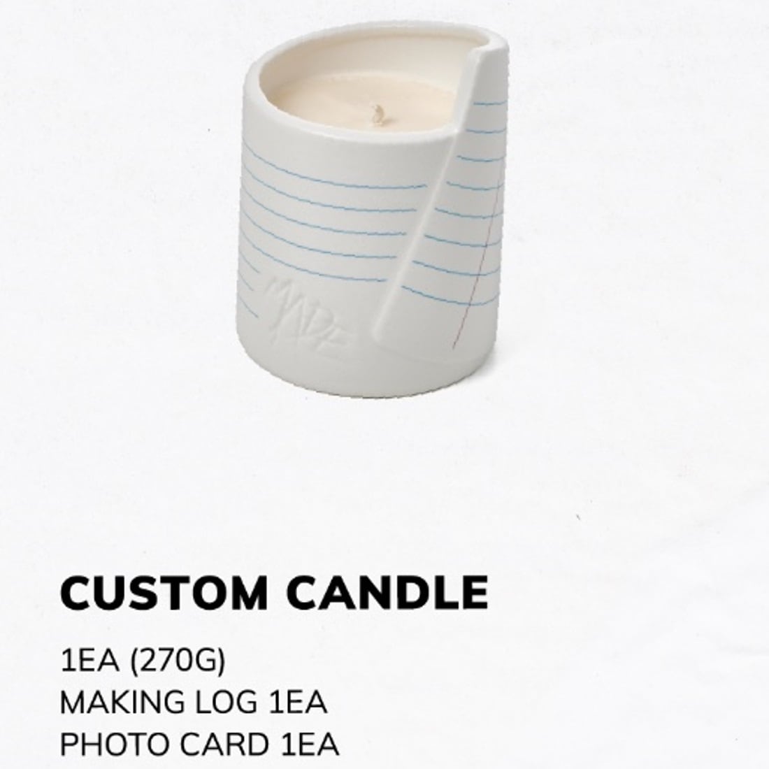 [公式] Artist-Made Collection by ENHYPEN POP-UP NI-KI CUSTOM CANDLE