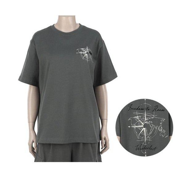 26 新商品 男女共用 ワンダーラスト 地図 半袖TシャツJR2TSU252_US