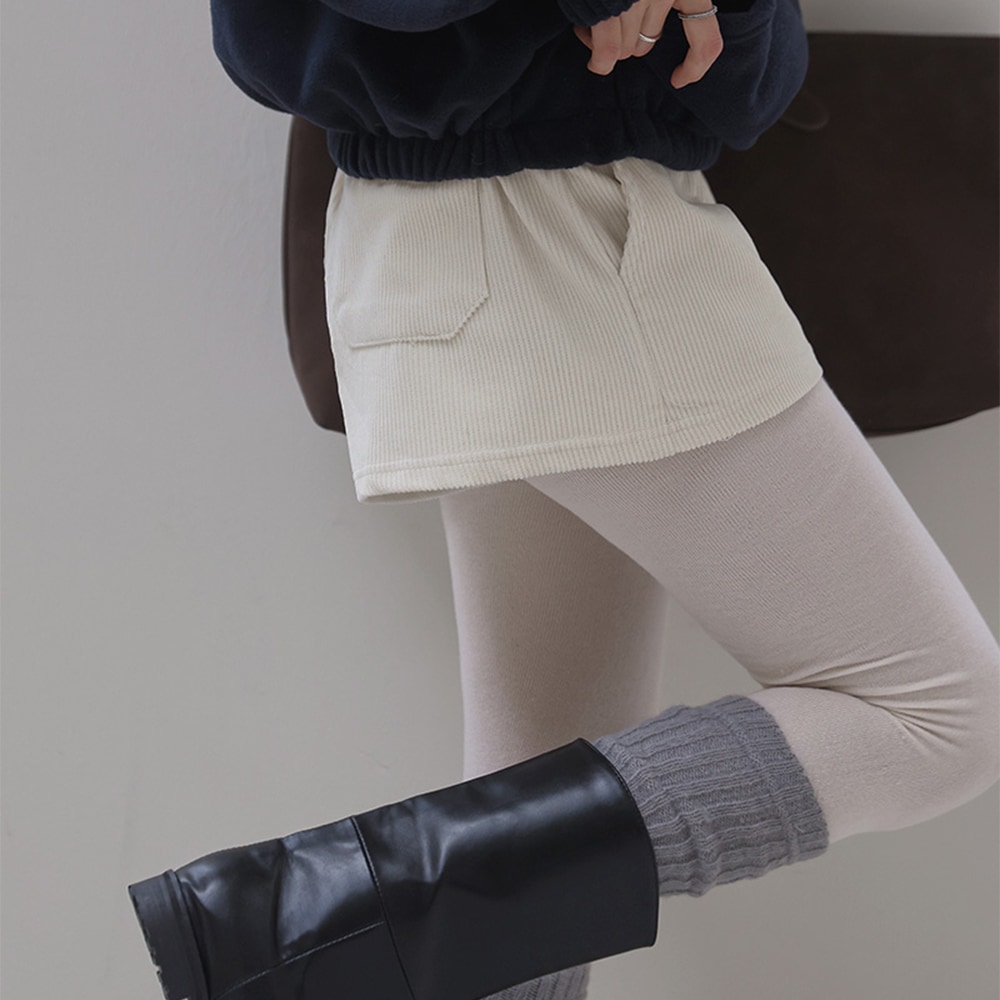 レディアンバンディングポケットコーデュロイショーツ