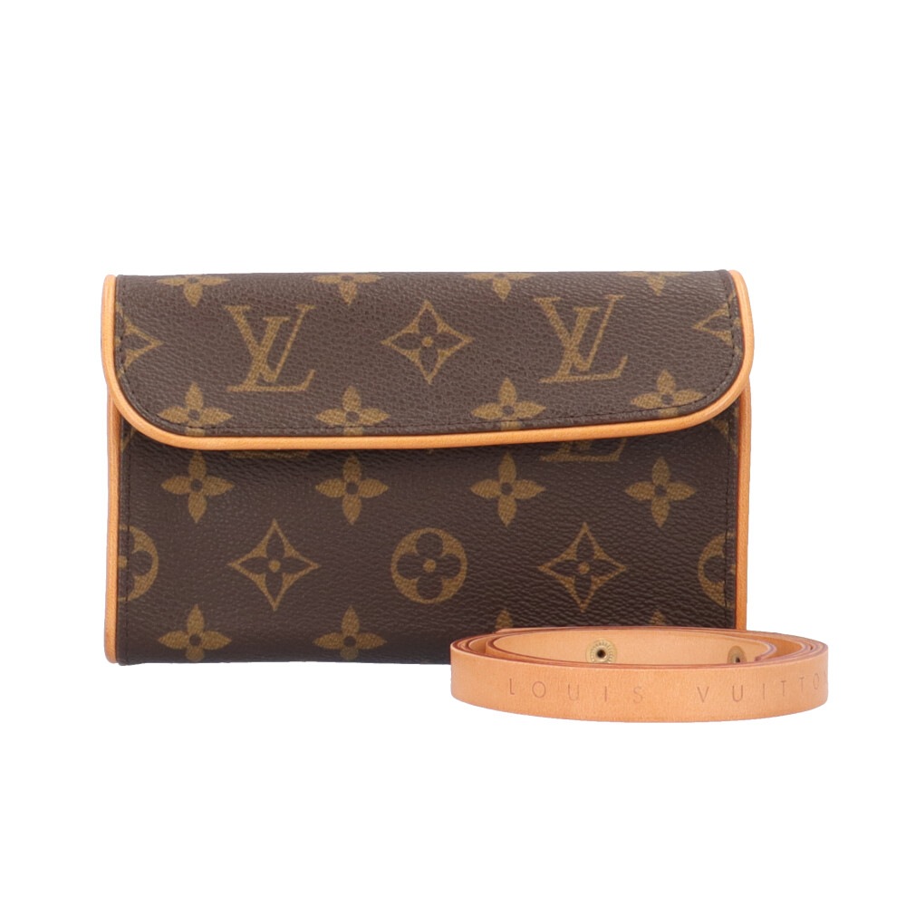 ルイヴィトン ポシェットフロランティーヌ モノグラム ウエストバッグ モノグラムキャンバス M51855 ブラウン LOUIS VUITTON 中古