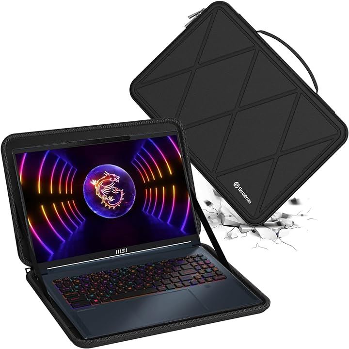 ハードEVA保護スリーブケース 16インチ MSI Stealth Studioシリーズ/MSI Mercedes AMG( Black, For MSI 16インチ（M95）)