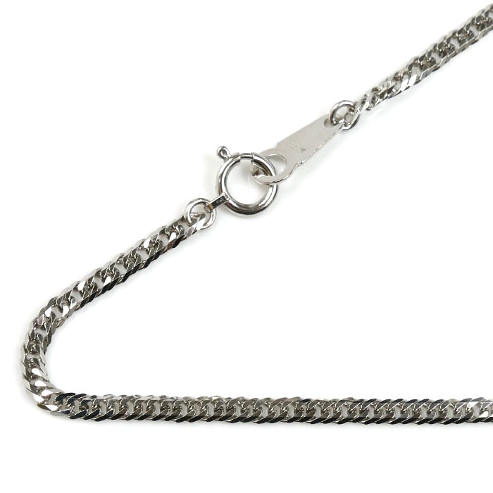 Pt1000プラチナ ネックレス 喜平6面Wカット 11.2g 55cm ユニセックス 未使用 買取品