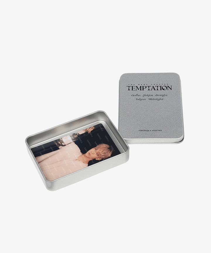 TXT - THE NAME CHAPTER : TEMPTATION OFFICIAL MD Photo Card & Tin Case 新品