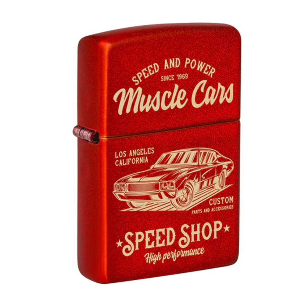 Zippo ジッポーライターレトロ デコデザイン レギュラー 北米シリーズ 48523 Muscle Car レーザー刻印