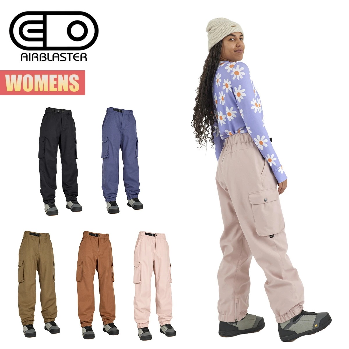 エアブラスター スノーボードウェア レディース パンツ AIR BLASTER Womens FREEDOM BOSS PANT フリーダム ボス パンツ スノーボードパンツ スノーウェア