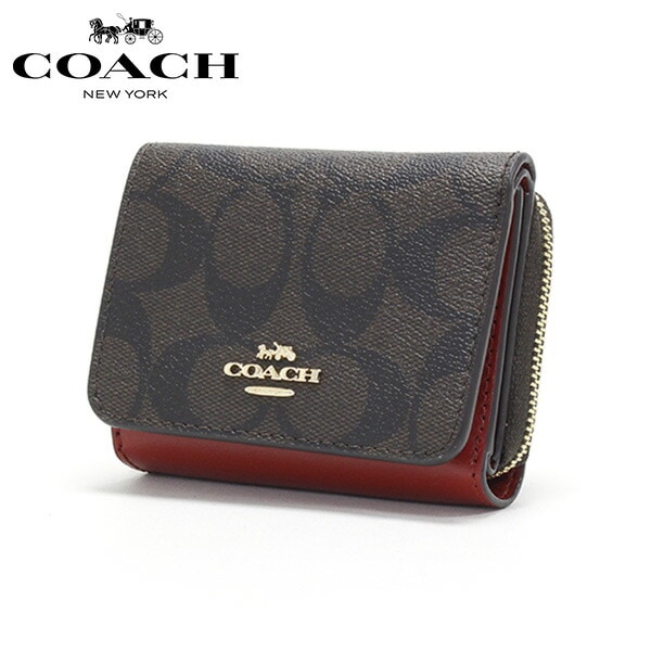 Qoo10] Coach : コーチ 三つ折り財布 レディース COA : バッグ・雑貨