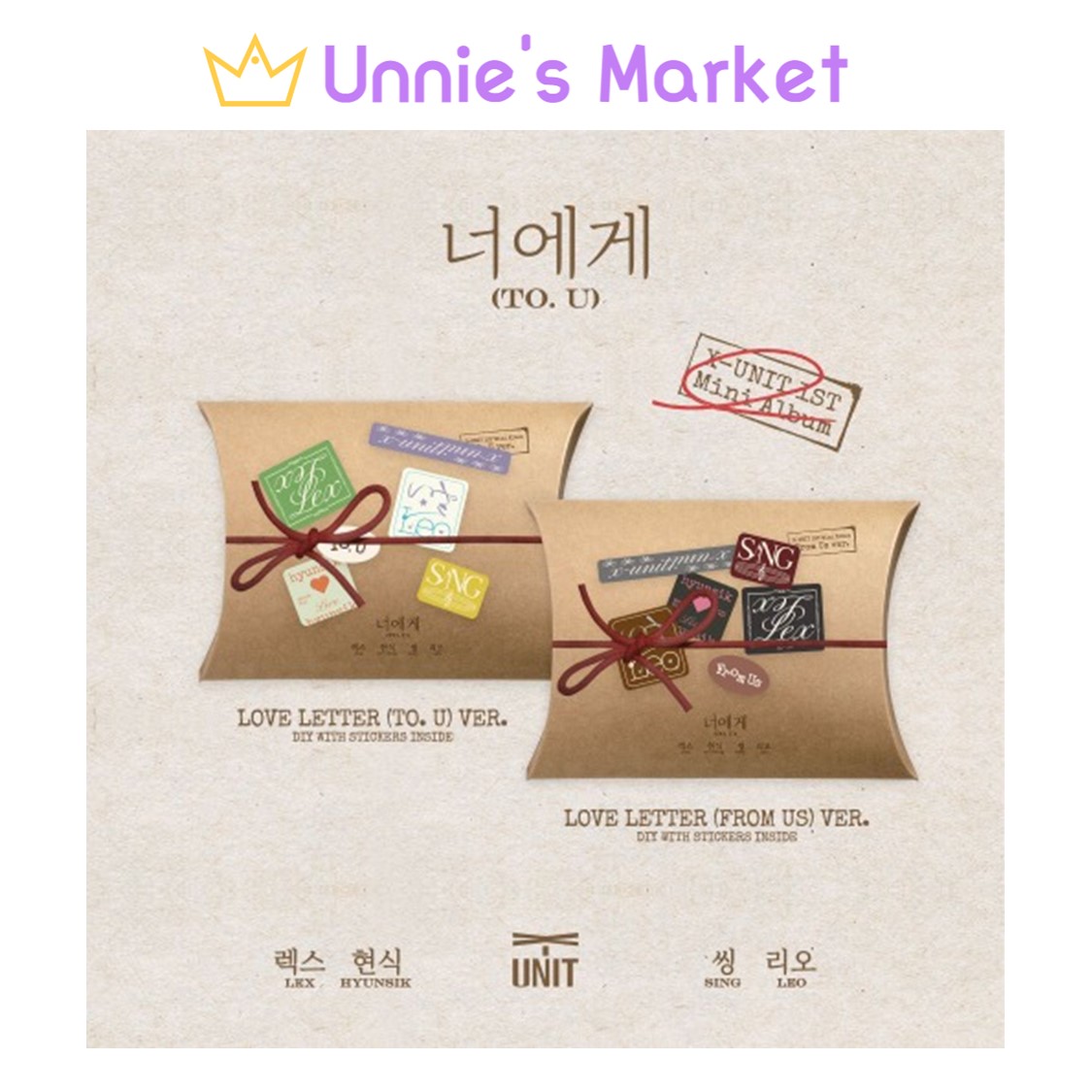 [SET] X-UNIT (XODIAC) [To.U] 1st Mini Album