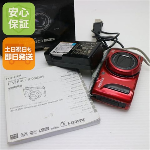 超美品 FinePix F1000EXR レッド デジカメ FUJIFILM 22